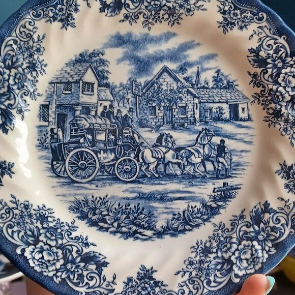 Royal stafford blue collectors plate - Picture 1 of 2